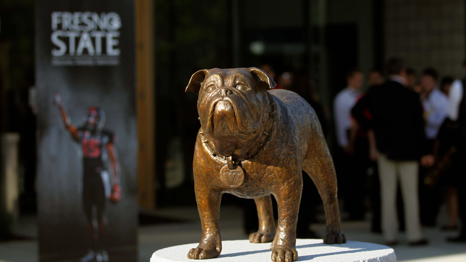 Bulldog Statue