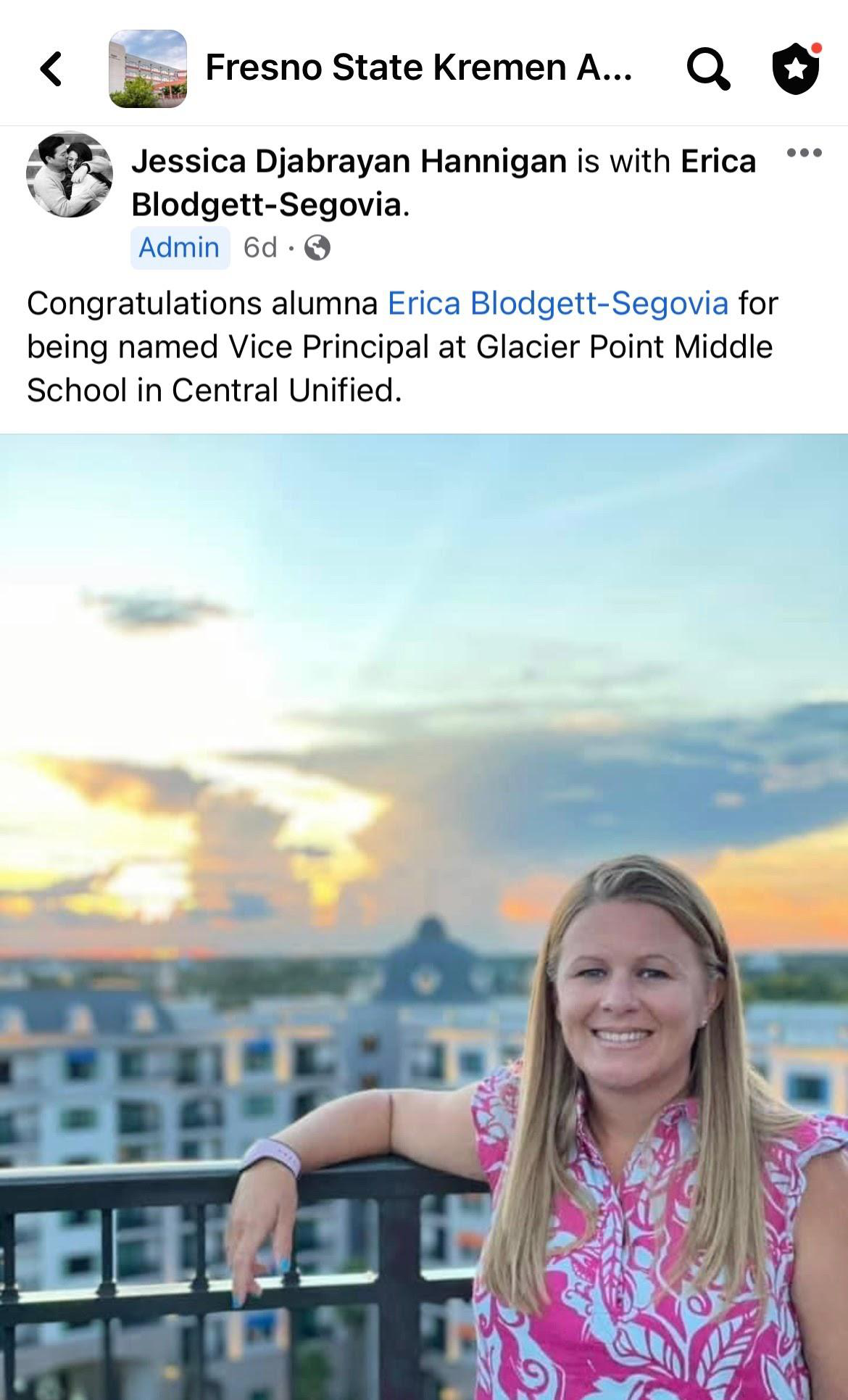 Social media posts congratulating alumni achievements and promotions