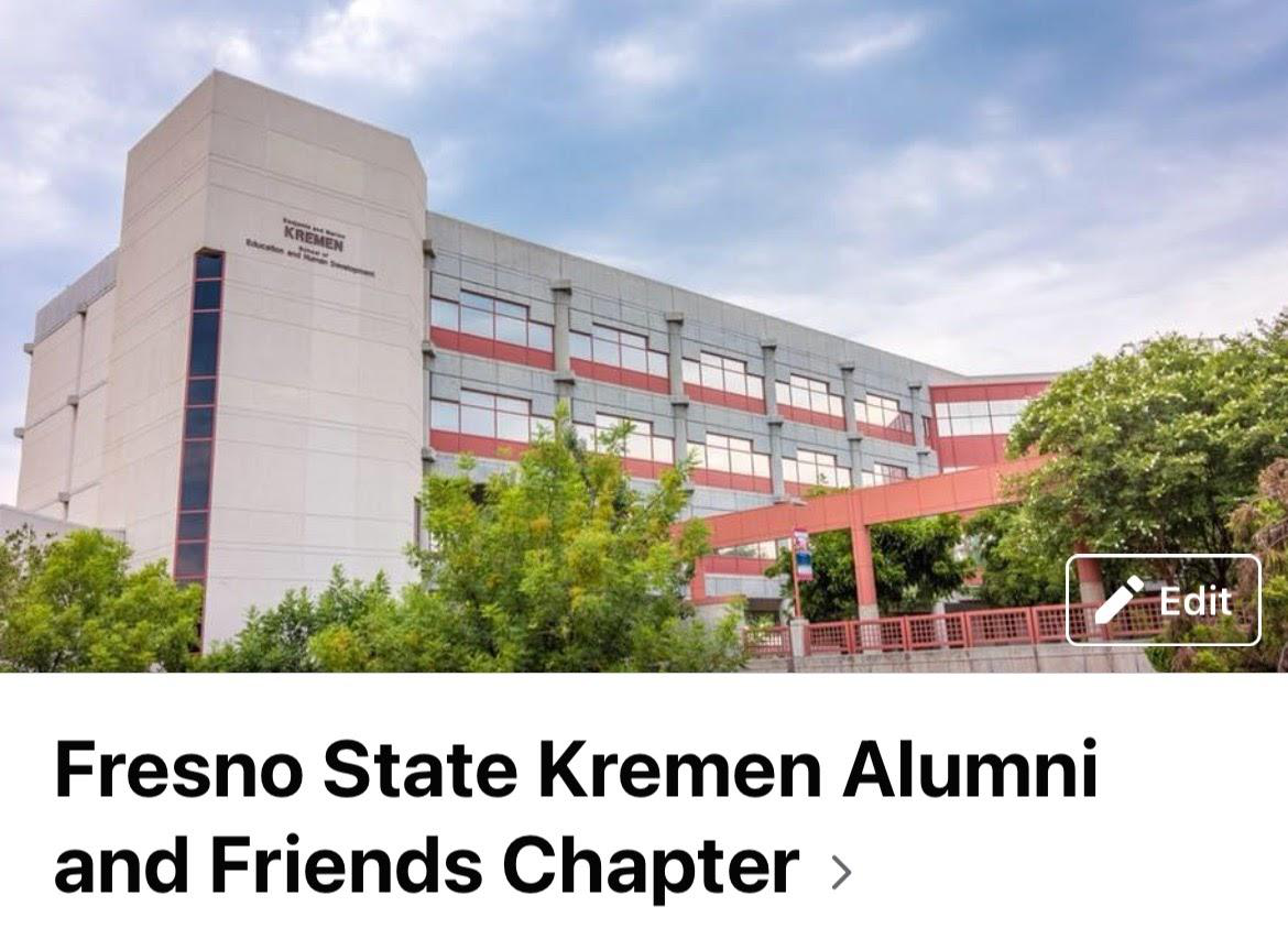 Social media post for the Fresno State Kremen Alumni and Friends Chapter