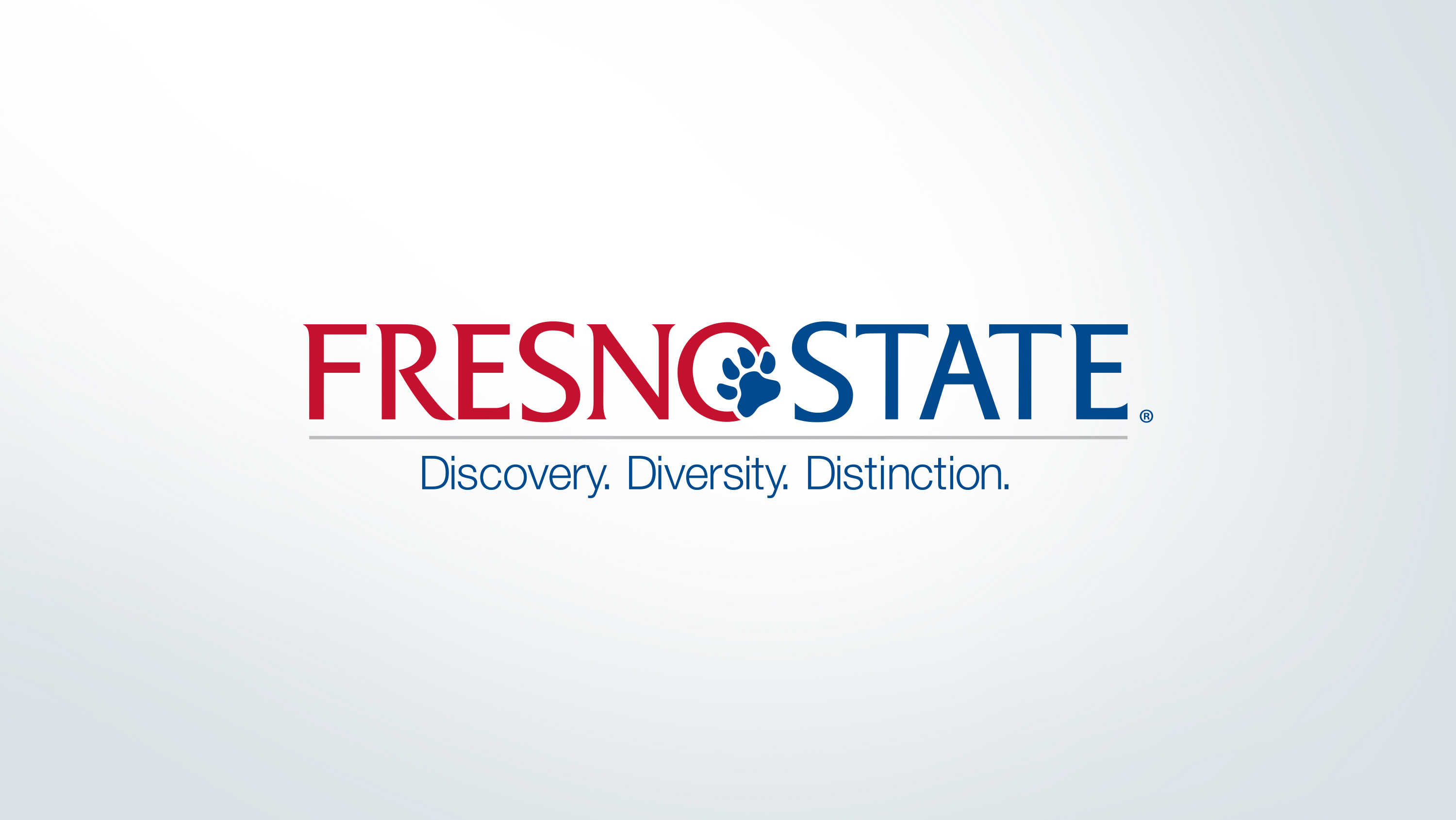 Title slide with Fresno State logo and program name