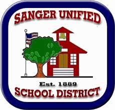 Sanger Unified School District logo.