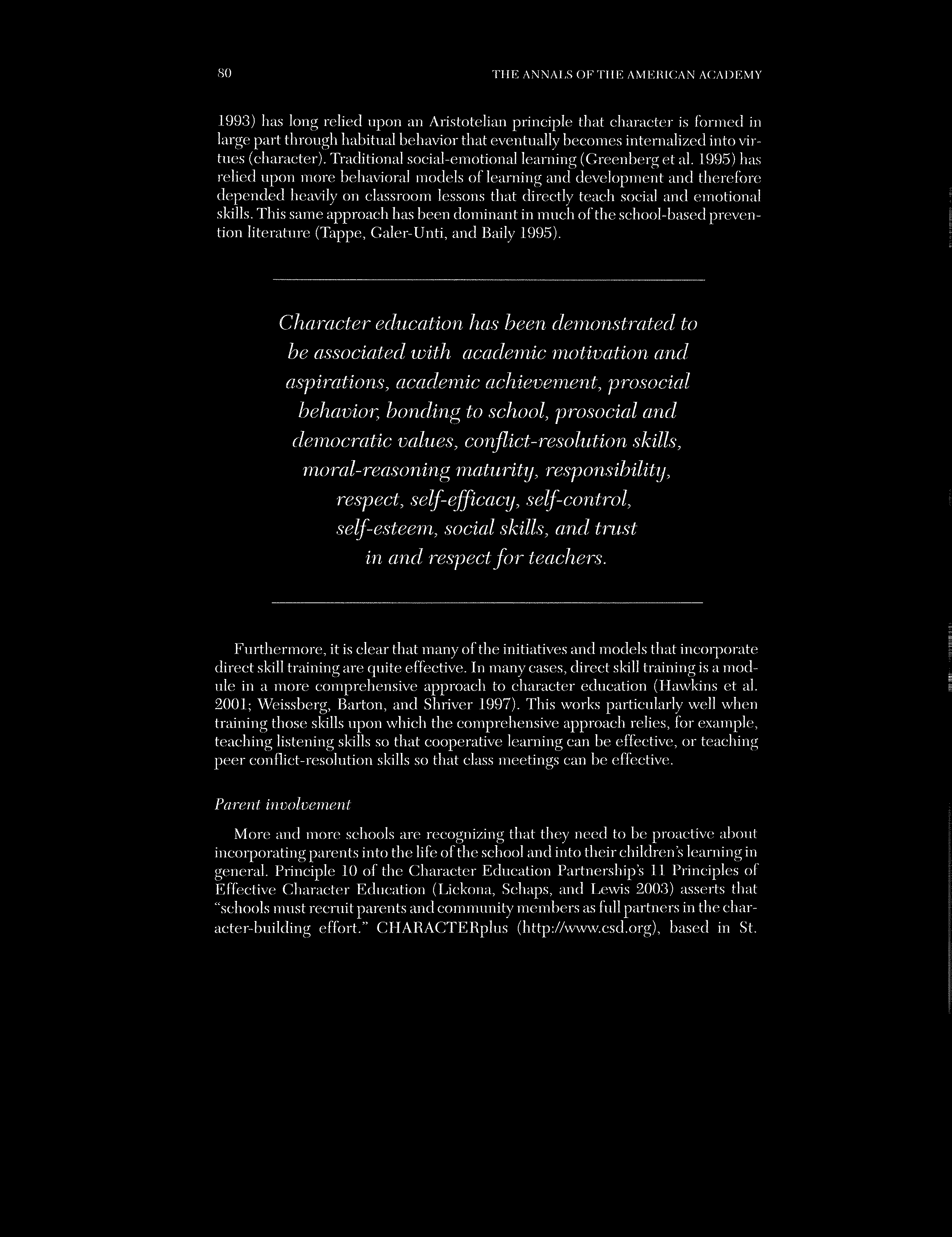 Article text on prevention and staff development