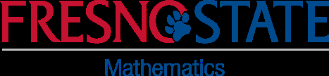 Fresno State Mathematics logo