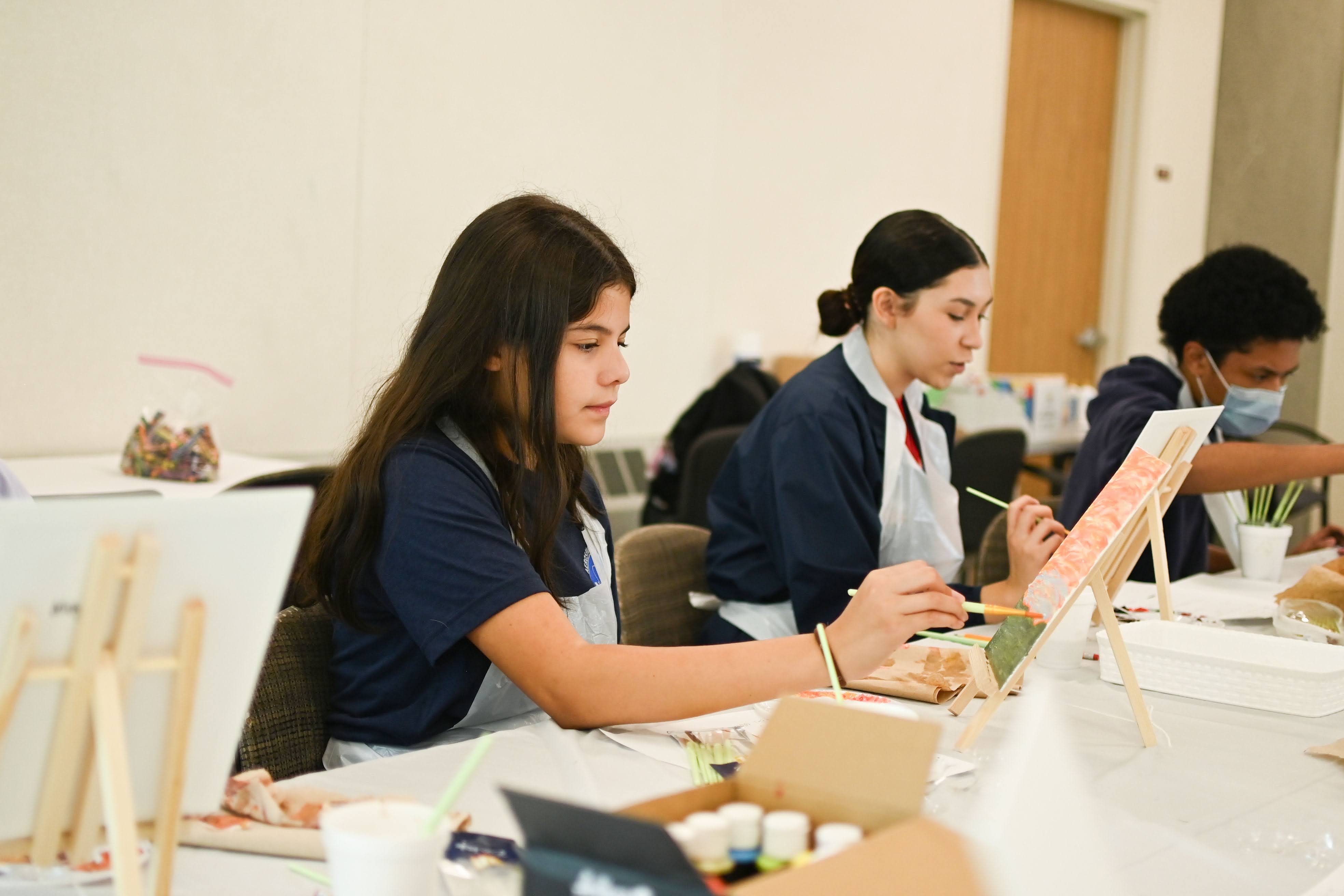 Class photo of a Youth STEAM Academy course