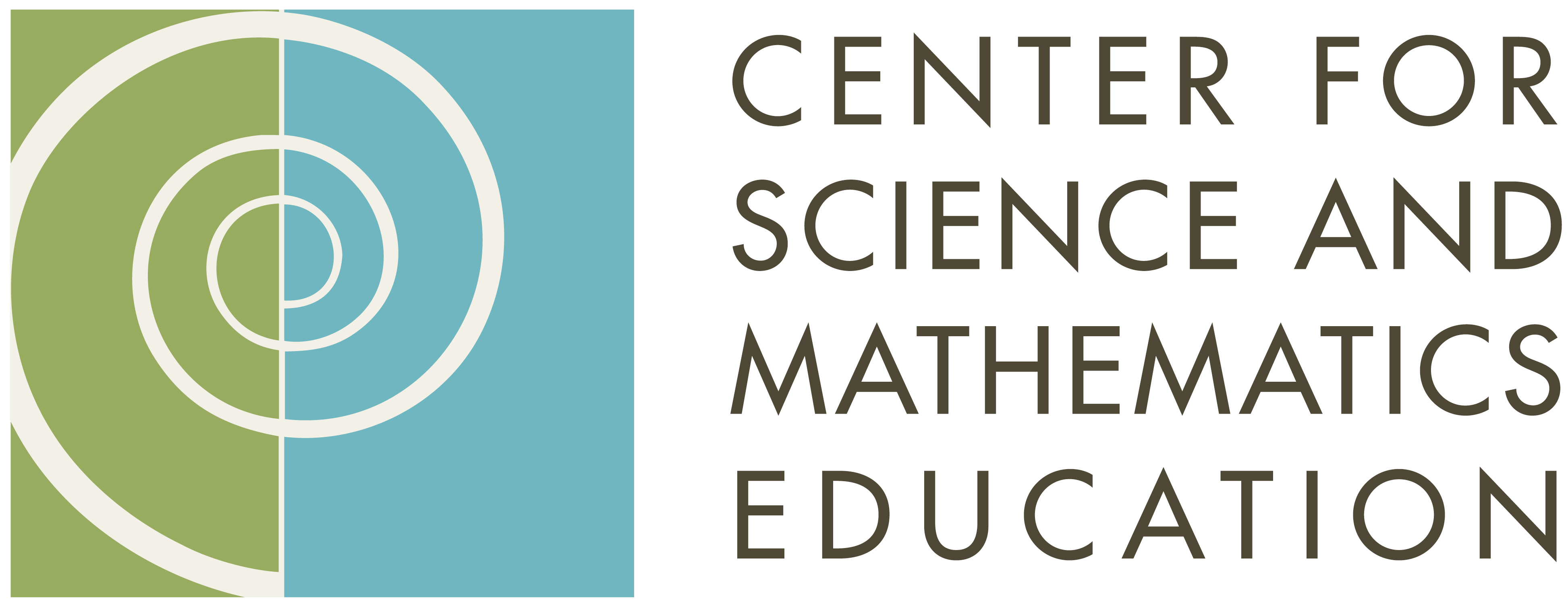 Selected Partnerships of the Center for Science and Mathematics Education poster with lists of partnerships and the SF State logo and Center for Science and Mathematics Education logo
