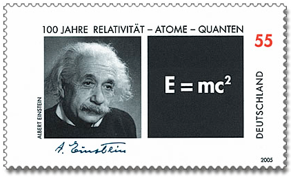 Flyer header with Albert Einstein stamp, MSTI announcement, and Fall 2010 - Summer 2011 title