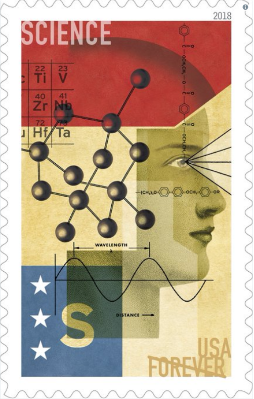 MSTI Summer 2019 workshop flyer with science-themed stamp graphic