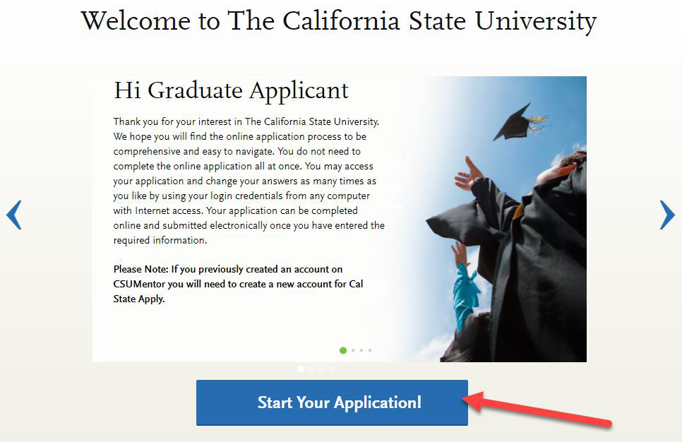 Review Your Program Selections page with Continue To My Application button