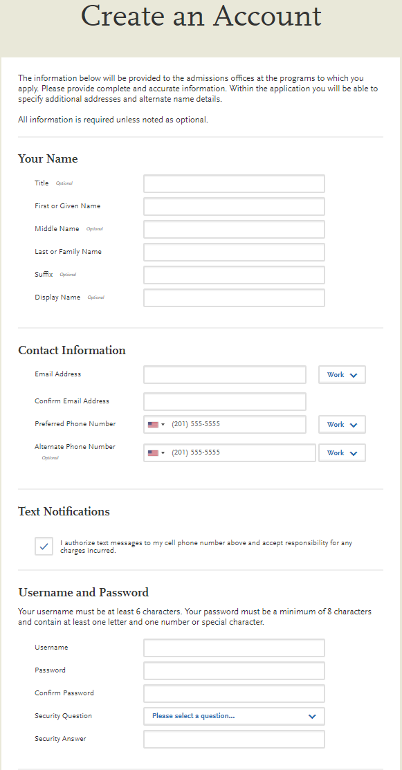Complete Your Profile form