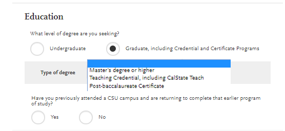 Select the Programs to Which You Want to Apply page with filters