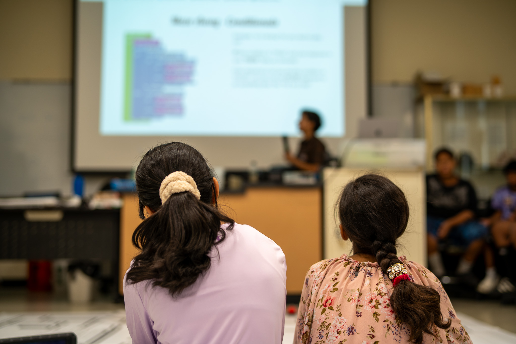 Kids Listening to Presentation 