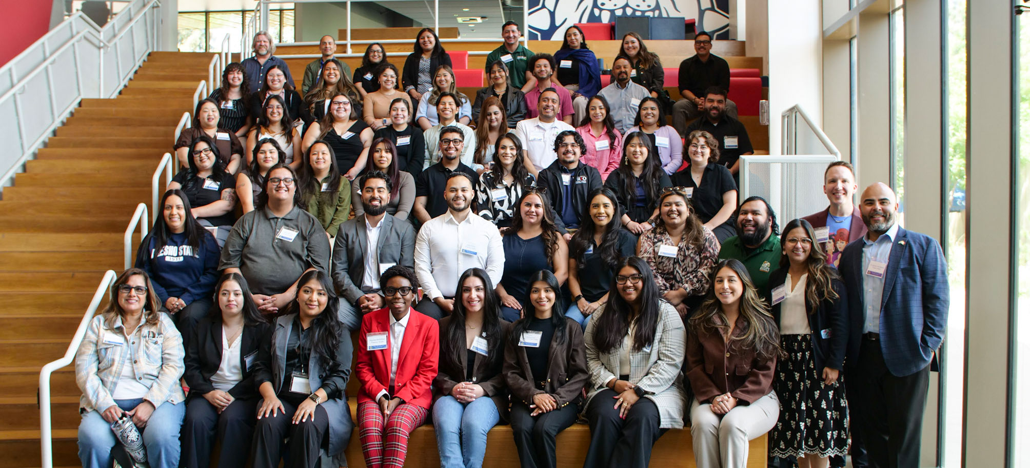 HEAL students and alumni at a conference.
